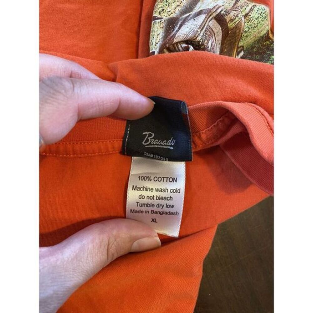 Harley Davidson Orange pocket T Shirt Size XL Extra Large TIMPANOGOS Lindon Utah - Picture 7 of 8